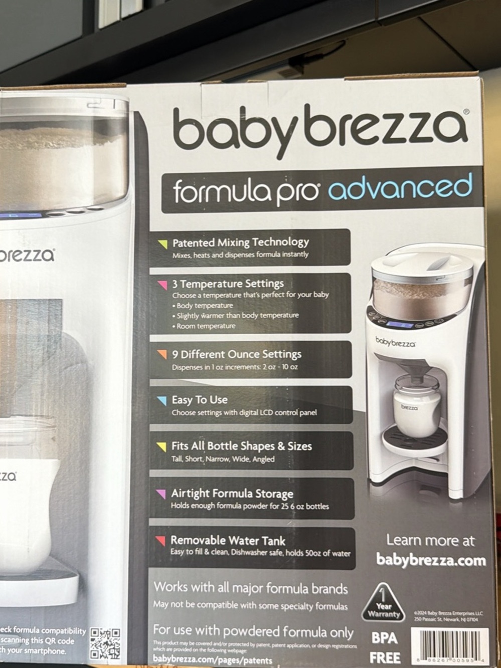 Baby Brezza Formula Pro Advanced - White
